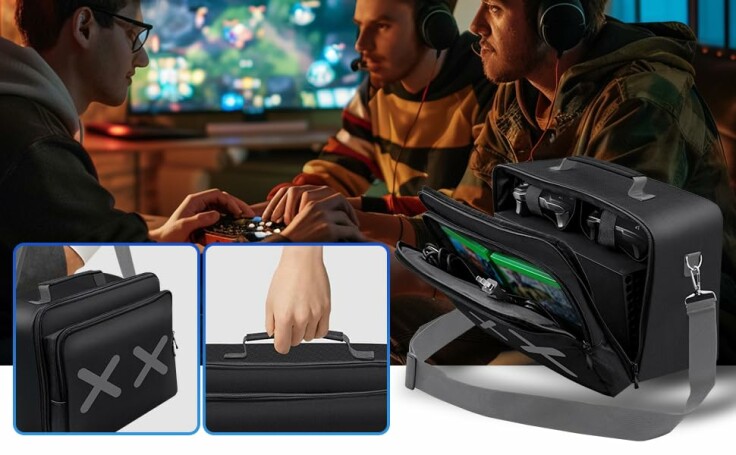 Stylish and durable travel bag for Xbox gaming accessories