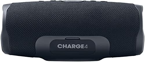 Black portable Bluetooth speaker