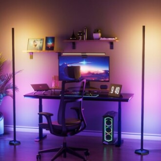 2PCS RGB Floor Lamp