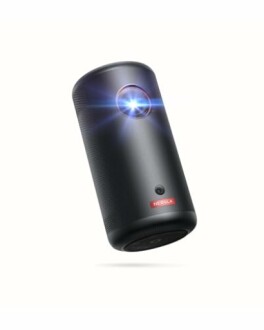 Portable Bluetooth projector with blue light beam