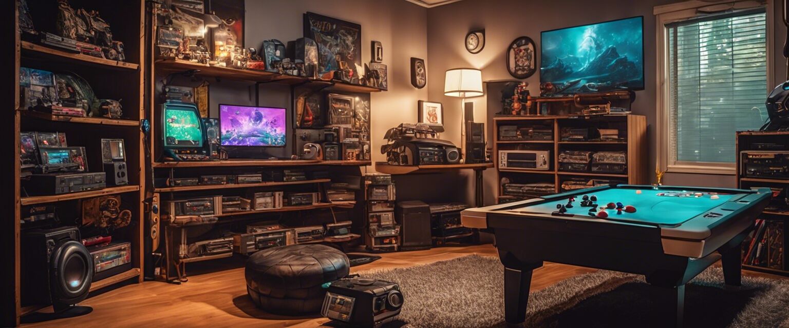 Retro gaming enjoyment