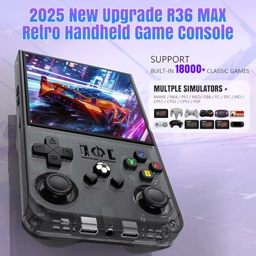 R36MAX Retro Handheld Game Console