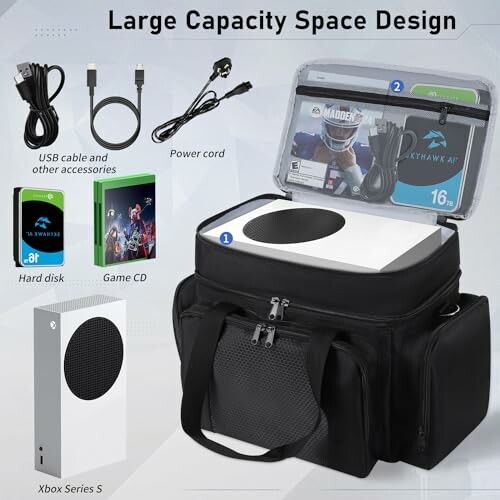 EKRISON Carrying Case for Xbox Series X/S